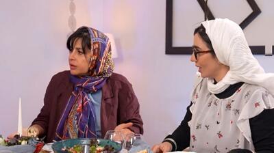 هدیه عجیب خاطره حاتمی در شام ایرانی سیما تیرانداز را شوکه کرد! + ویدیو