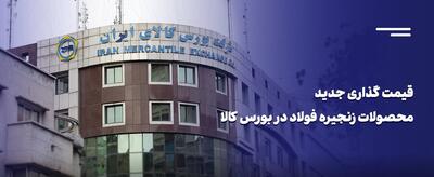 روش جدید قیمت‌گذاری محصولات زنجیره فولاد در بورس کالا + ویدیو