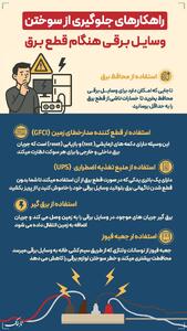 اینفوتابناک | جلوگیری از سوختن وسایل برقی هنگام قطع برق