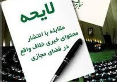 لایحه مقابله با انتشار محتوای خلاف‌واقع در فضای مجازی مسترد شد - تسنیم