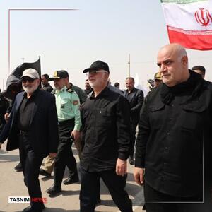 عکس/ بازدید وزیر کشور از مرز شلمچه