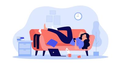 ارتباط بی تحرکی و سلامت روان