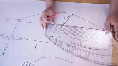 آموزش دوخت یقه فانتزی بدون نیاز به الگو در خانه (فیلم)