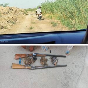 دستگیری چهار شکارچی متخلف در خوزستان