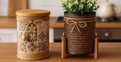 ایده های خلاقانه برای استفاده مجدد از قوطی های شیر!