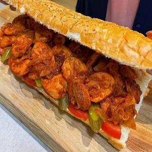 طرز تهیه سوسیس بندری اصل آبادان محاله ساندویچی بری!