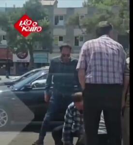 دستگیری یک موبایل‌قاپ توسط مردم