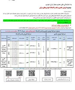 فروش ۲ محصول ایران خودرو آغاز شد