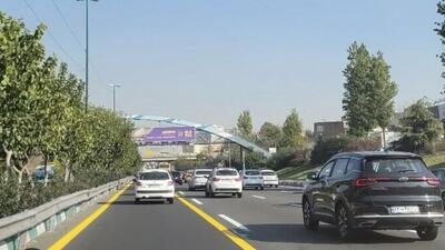 چرا اجرای خطوط پرسرعت در بزرگراه همت متوقف شد؟