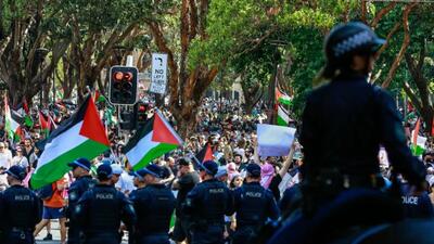 ببینید | گزارش SBS استرالیا  از تجمع بزرگ مردم این کشور در حمایت از فلسطین
