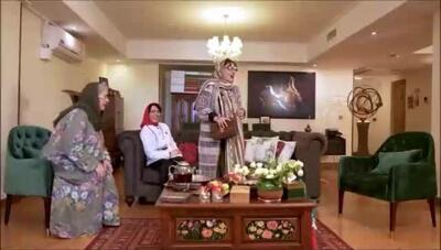 شاهکار زیبایی و اصالت در خانه سیما تیرانداز / از مبلمان سلطنتی تا فرشهای اصیل ایرانی در «شام ایرانی»