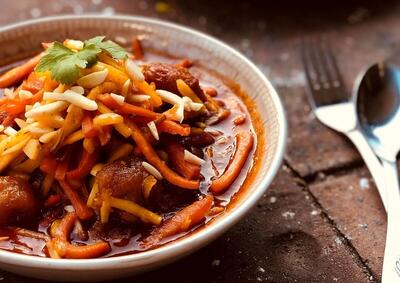 طرز تهیه خورش آلو هویج به روش تبریزی