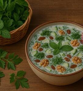 خنک ترین غذای تابستونی ایرانی کی آبدوغ خیار سنتی!