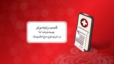 کسب رتبه برتر توسط شرکت ما در اجرای طرح نسخ الکترونیک | اقتصاد24