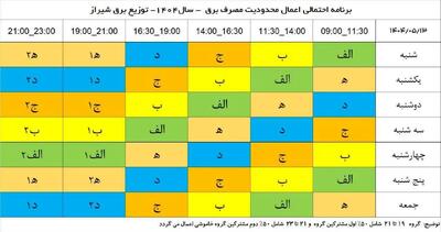 خاموشی های زمانبندی شده برای حفظ پایداری شبکه اعمال می‌شود