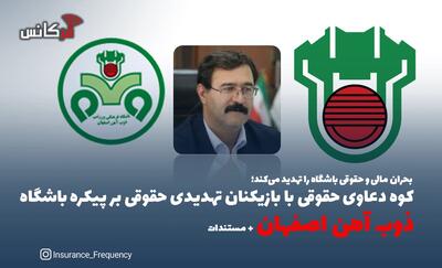 بحران مالی و حقوقی باشگاه را تهدید می‌کند؛ کوه دعاوی حقوقی با بازیکنان تهدیدی حقوقی بر پیکره باشگاه ذوب آهن اصفهان + مستندات