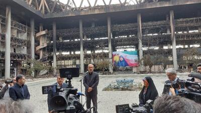 ببینید | دکتر جبلی: برای بازسازی ساختمان شیشه‌ای همه دستگاه باید کمک کنند