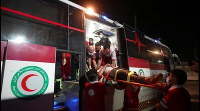 انتقال ۶ زائر مصدوم از عراق به مرز مهران توسط هلال احمر