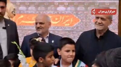 حضور رئیس‌جمهور در شیرخوارگاه آمنه