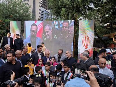 پزشکیان در گرامیداشت شهدای خردسال جنگ اخیر + عکس