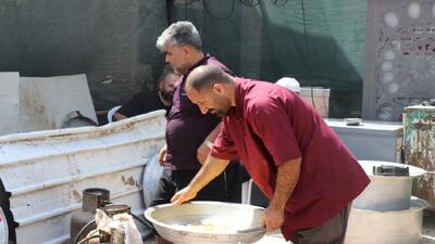 جلوه های  زیبا از آماده سازی مواکب اربعین حسینی گیلان در عراق + عکس و فیلم