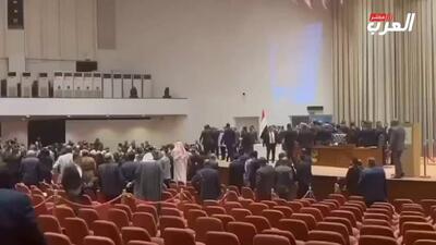 کتک‌کاری و پرتاب کفش در پارلمان عراق