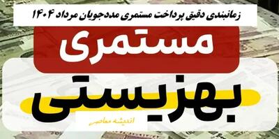زمانبندی دقیق پرداخت مستمری مددجویان مرداد 1404/ برنامه سازمان بهزیستی و کمیته امداد+ اطلاع رسانی و نکات مهم برای دریافت کنندگان مستمری بهزیستی