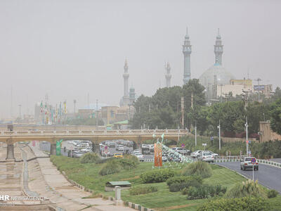 تشدید گرد و غبار در قم؛چرا؟