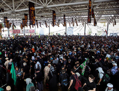 خسروی در خدمت زائران اربعین