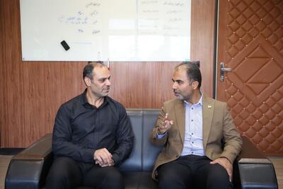 دیدار مدیرعامل خبرگزاری برنا با مدیرعامل باشگاه ذوب‌آهن اصفهان
