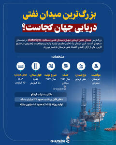 بزرگ‌ترین میدان نفتی دریایی جهان کجاست؟ +اینفوگرافیک