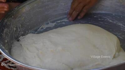 طرز تهیه کباب بره با نان محلی تازه به سبک روستایی - آشپزی روستایی