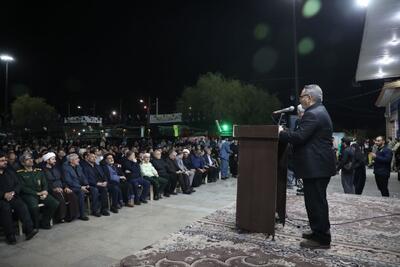 آیین افتتاح مواکب اربعین با حضور معاون سیاسی اجتماعی استانداری خوزستان در اندیمشک برگزار شد