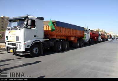 کمک‌های اهدایی مردم یزد به مواکب مستقر در عراق ارسال شد