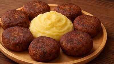 طرز تهیه کتلت روسی خوشمزه و نرم / راز لطافت کتلت روسی فاش شد!