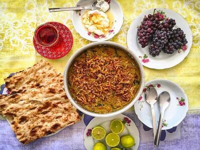 کالری آش شله قلمکار + روش های سوزاندن این کالری