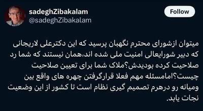 عکس/ کنایه عجیب زیباکلام به شورای نگهبان | اقتصاد24