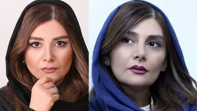 تصویر روز | هنگامه قاضیانی و خواهرش | گلی شی