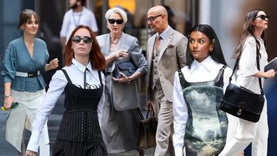خبر روز | تصاویر جدیدی از پشت‌صحنه فیلم The Devil Wears Prada 2 منتشر شد | گلی شی