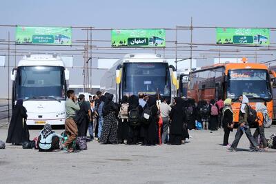 اعزام بیش از ۶۰۰۰ زائر به عتبات عالیات از گلستان/ بازگشت زائران استان از پایانه برکت مهران