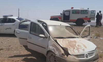 واژگونی ال نود در محور سرخه‌-آرادان؛ ۵ نفر مصدوم شدند