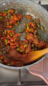 خوراک لوبیا سبز؛ طعمی از دل خانه + فیلم