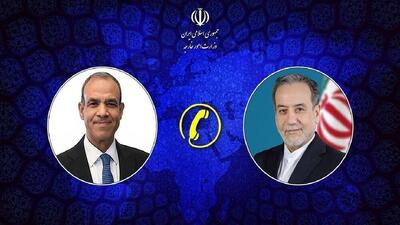 تماس تلفنی عراقچی با وزیر امور خارجه مصر