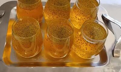 طرز تهیه شربت زعفرانی نذری / خوشمزه طلایی و خنک
