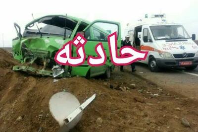 واژگونی ون حامل زائران اربعین در محور اندیمشک–اهواز با ۴ مصدوم