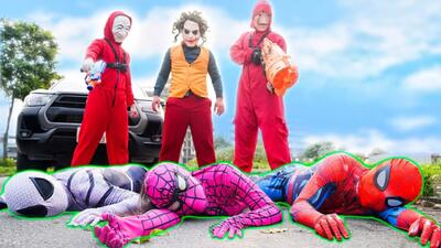 کارتون نبرد مرد عنکبوتی و اسپایدرمن | spiderman | مرد عنکبوتی و جادوگر!