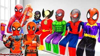 کارتون نبرد مرد عنکبوتی و اسپایدرمن | spiderman | نبرد با کودک عنکبوتی!