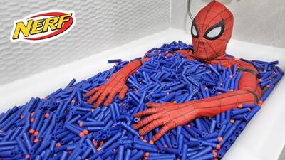 کارتون نبرد مرد عنکبوتی و اسپایدرمن | spiderman | نبرد جدید در شب!