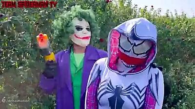 کارتون نبرد مرد عنکبوتی و اسپایدرمن | spiderman | نجات عروس مردعنکبوتی!