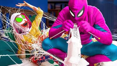 کارتون نبرد مرد عنکبوتی و اسپایدرمن | spiderman | مبارزه خونین مرد عنکبوتی!
